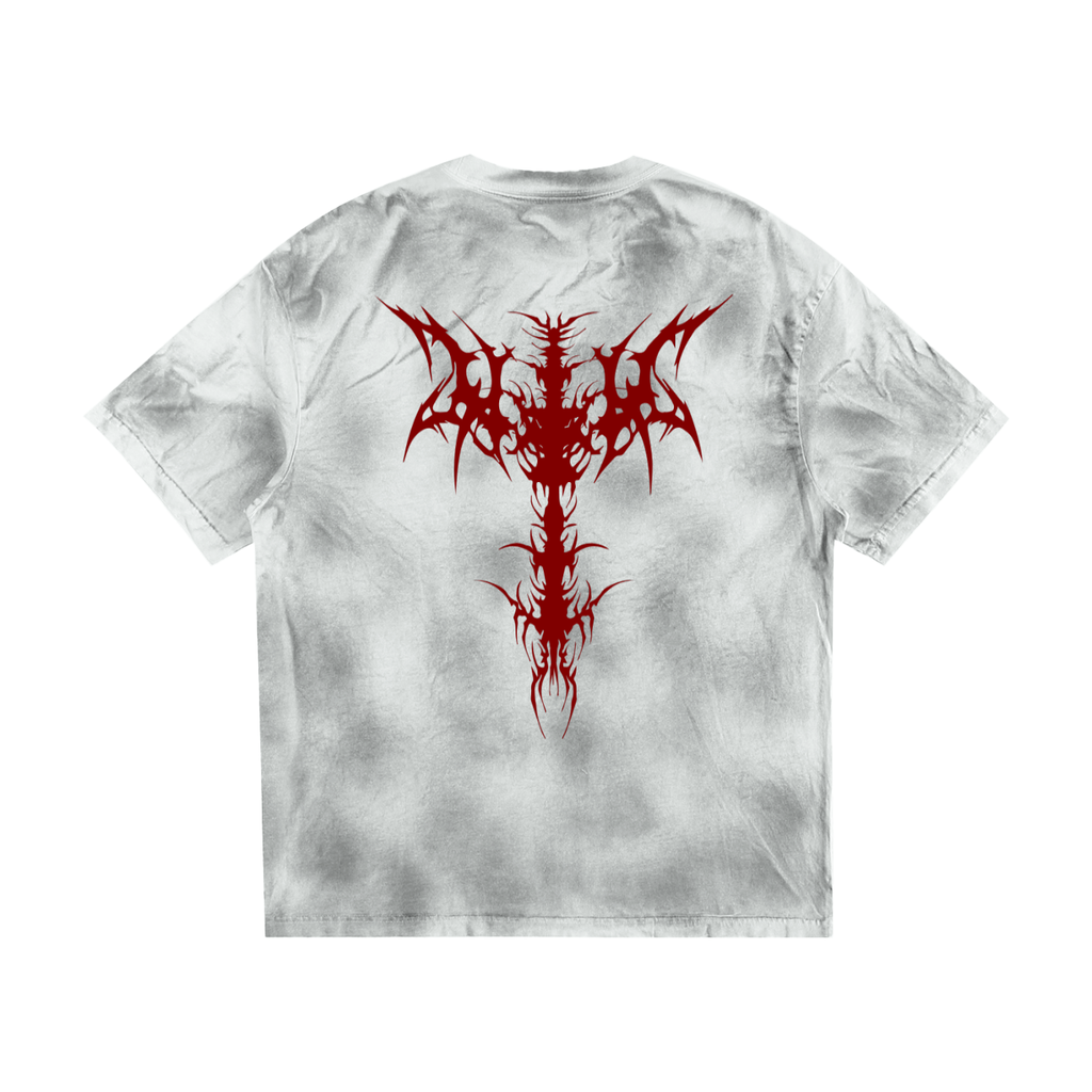Grunge Goth Washed T-Shirt Unisex | Eye of the Storm | 270 GSM