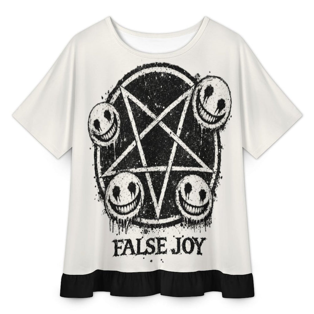 Gotisches Damen-Shirt HarajukuGothic Streetwear | False Joy