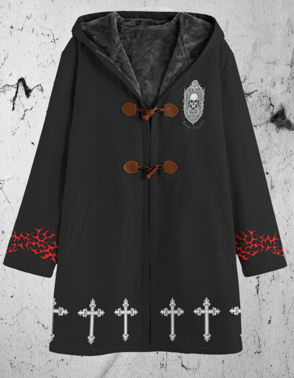 Gotischer Dufflecoat Gothi Veniunt