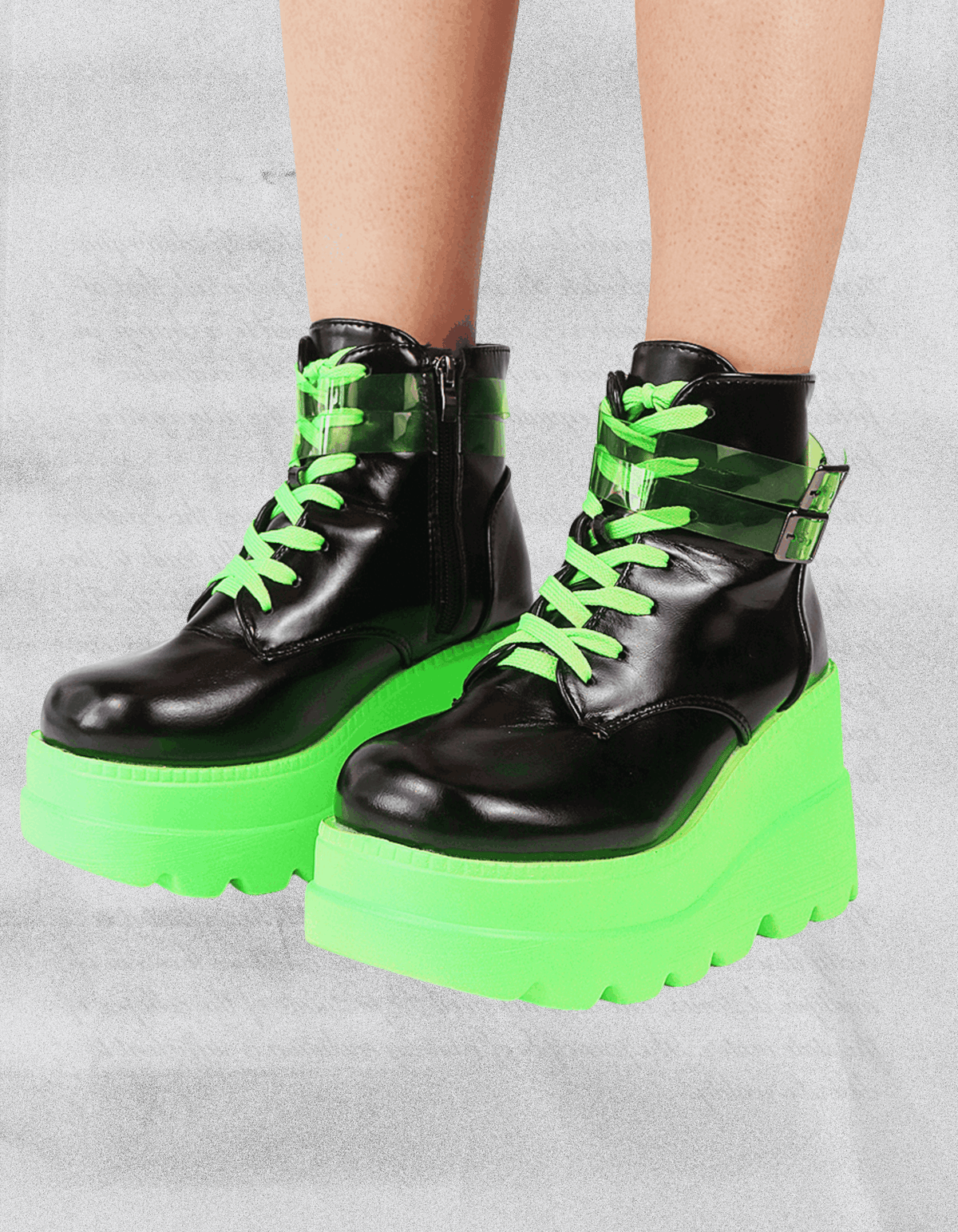 Neon-Rebel-Punk-Schuhe | Punk Design