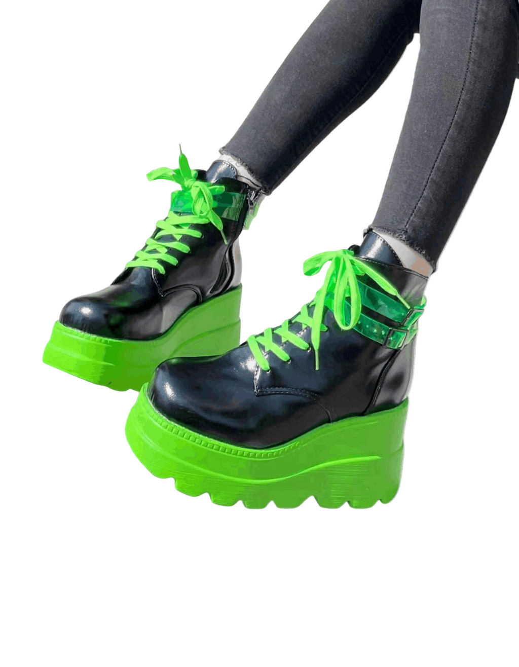 Neon-Rebel-Punk-Schuhe | Punk Design