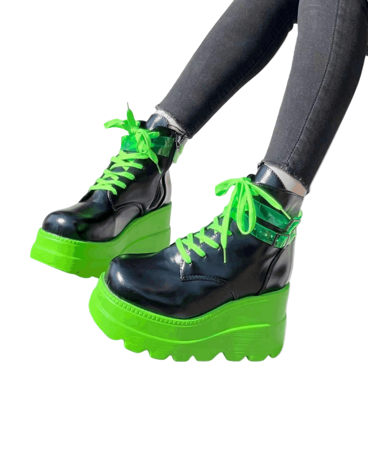 Neon-Rebel-Punk-Schuhe | Punk Design