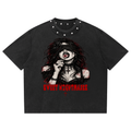 Gotisches Oversize-T-Shirt mit Nieten | Goth Pop – Sweet Nightmares