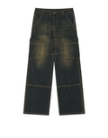 Grunge-Jeans im Retro-Stil mit Rissen
