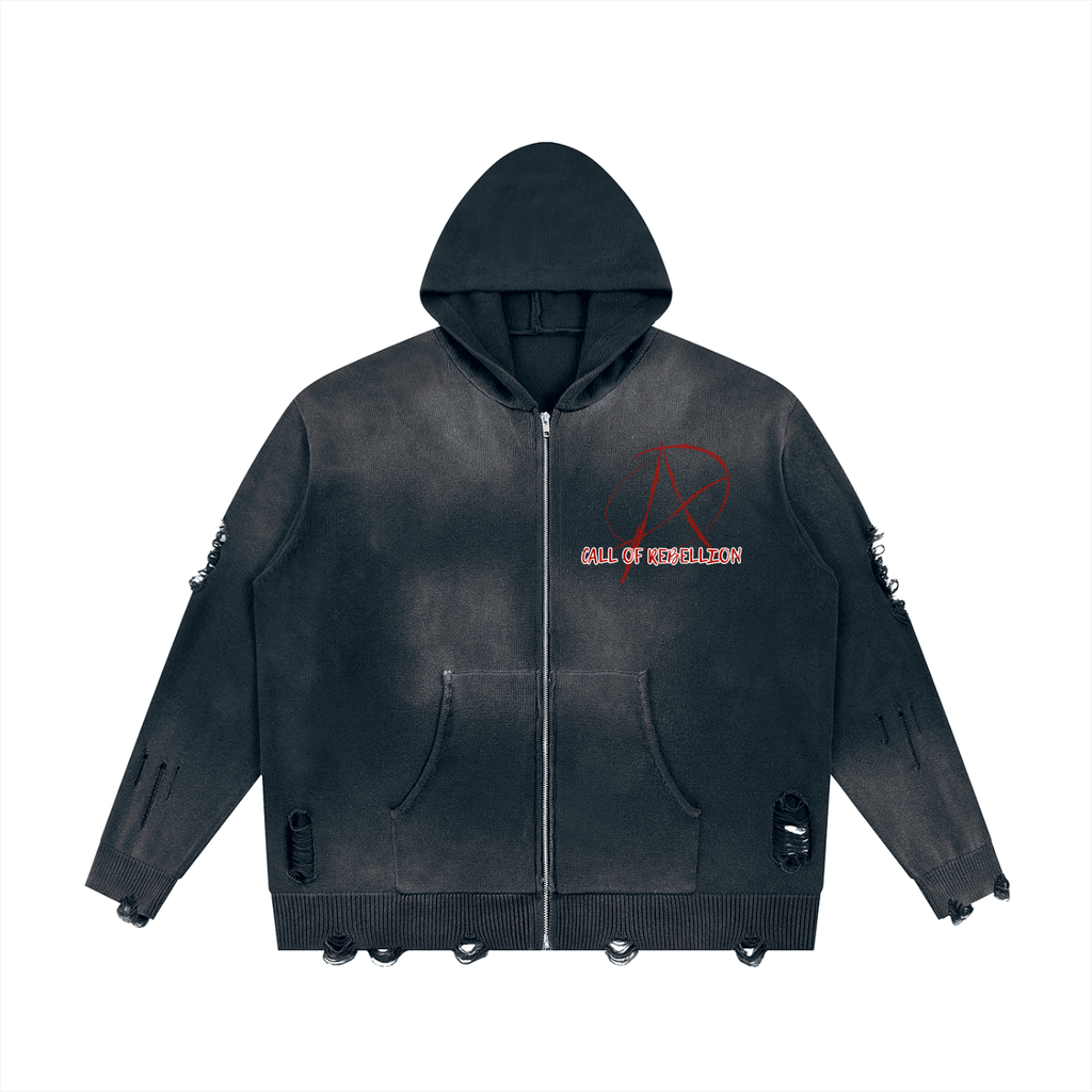Punk-Grunge Oversize-Hoodie Call of Rebellion | Ultra Heavy 760 GSM
