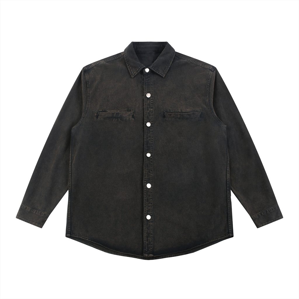Gotische Jeansjacke | Dark Night Rose