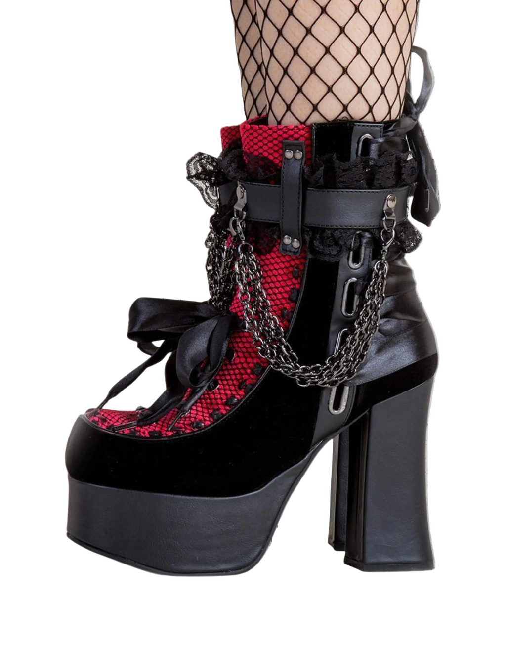 Gotische Stiefeletten Dark Bloody Elegance