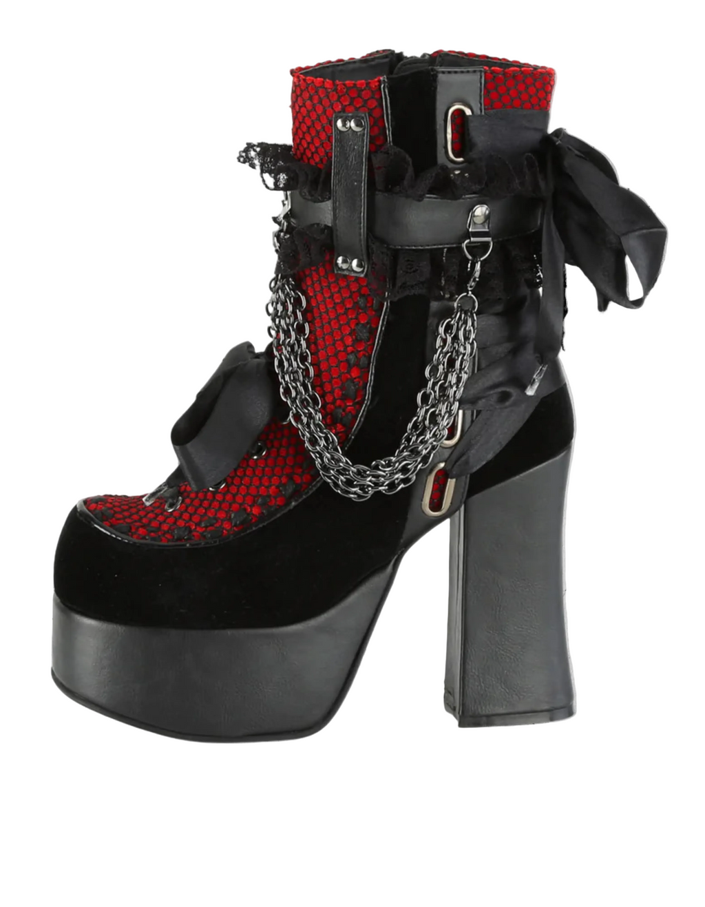 Gotische Stiefeletten Dark Bloody Elegance