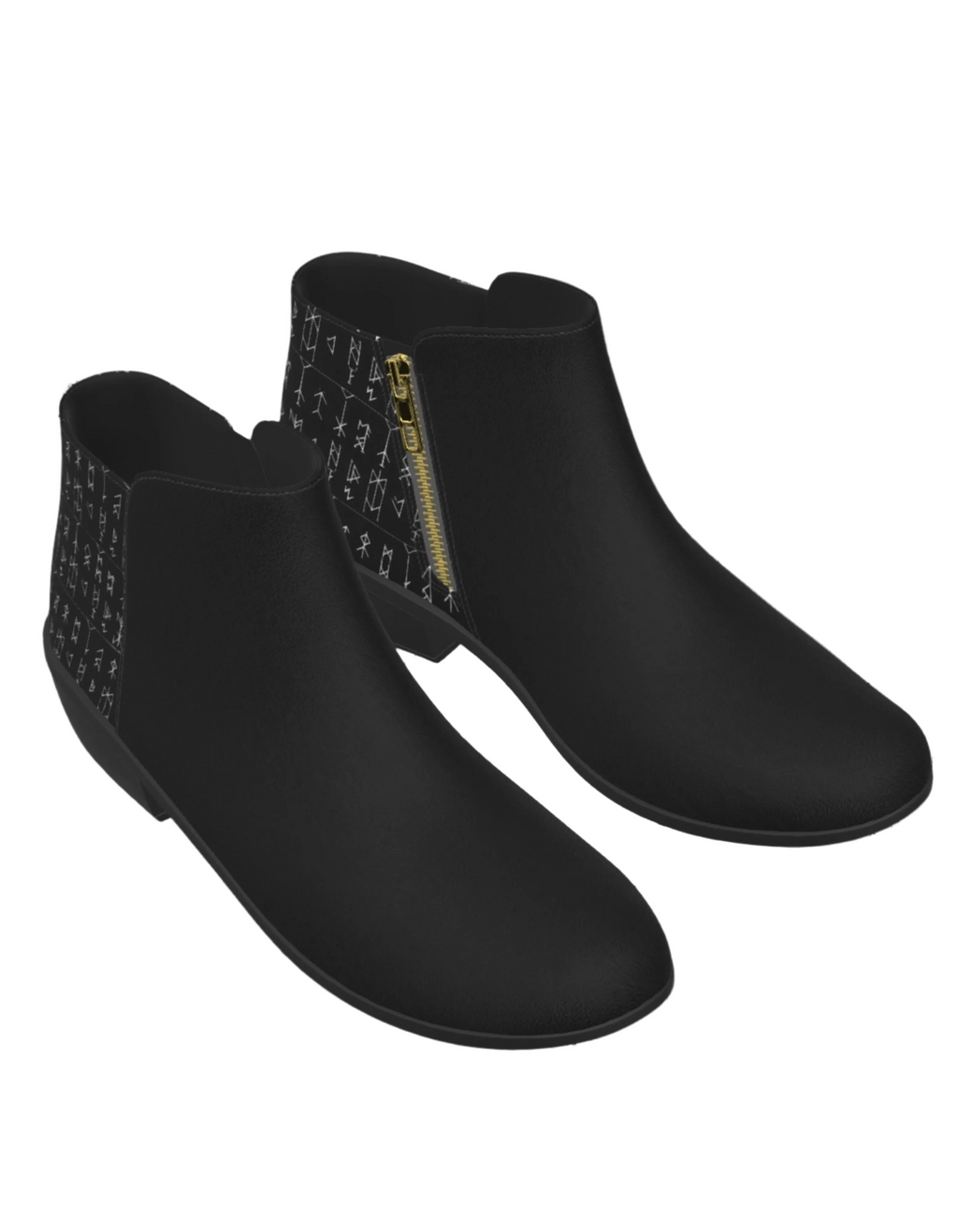 Gotische Damen-Runenstiefel