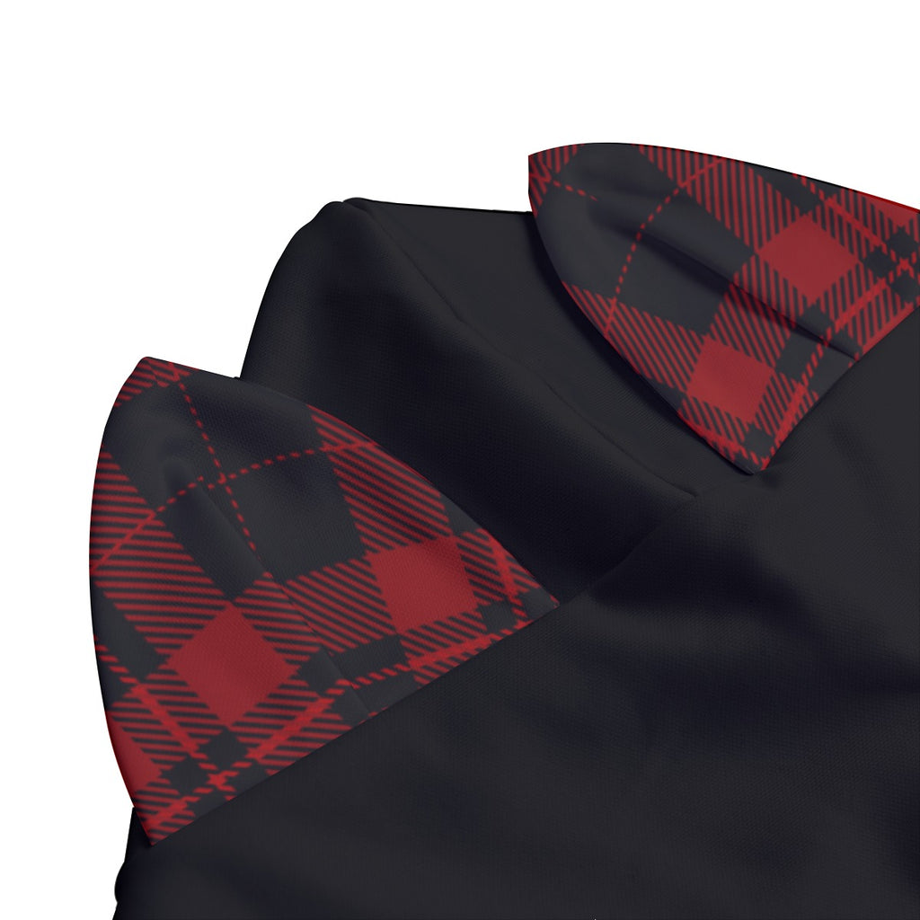 Japanischer Gothic-Harajuku-Hoodie mit Katzenohren | AKAI NEKO Full-Zip