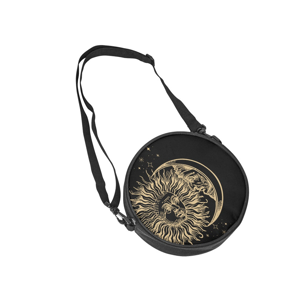 Runde gotische esoterische Handtasche Astral Duality