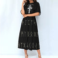 Gotisches Runenkleid Goth-Wicca