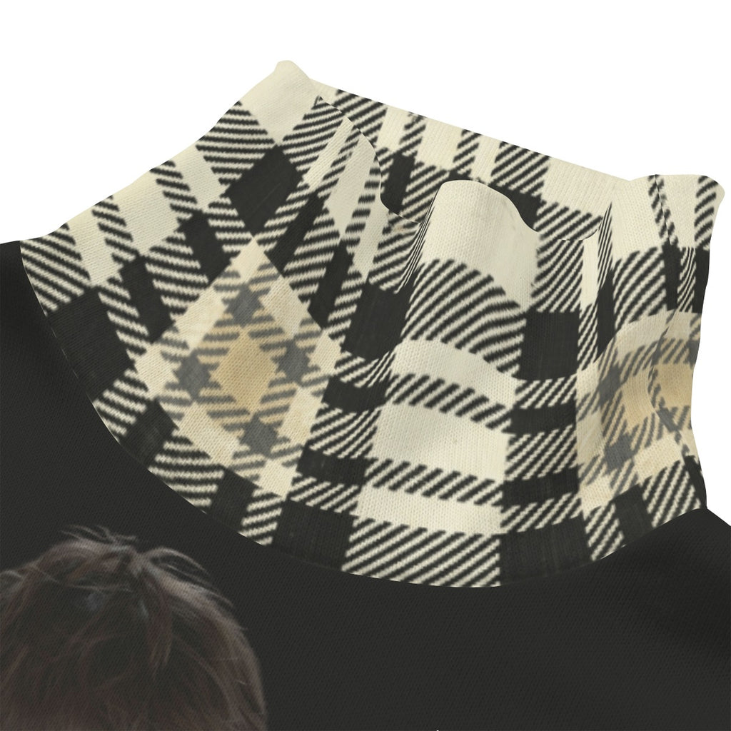 Alternativer Grunge-Rollkragenpullover Sweet Terror – Faded Stripes | 280 GSM