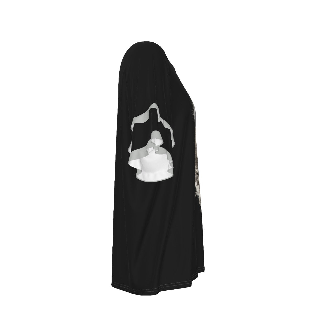 Damen-Gothic-Bluse | Dark Cloak of Sweet Death | Jersey