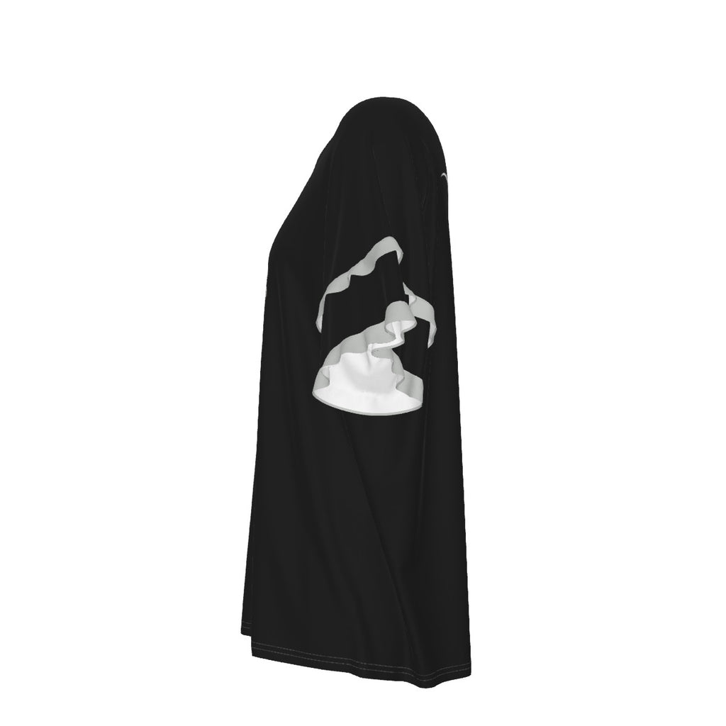 Damen-Gothic-Bluse | Dark Cloak of Sweet Death | Jersey