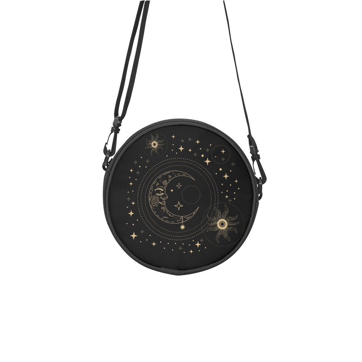 Gotische runde Handtasche Moon Spell