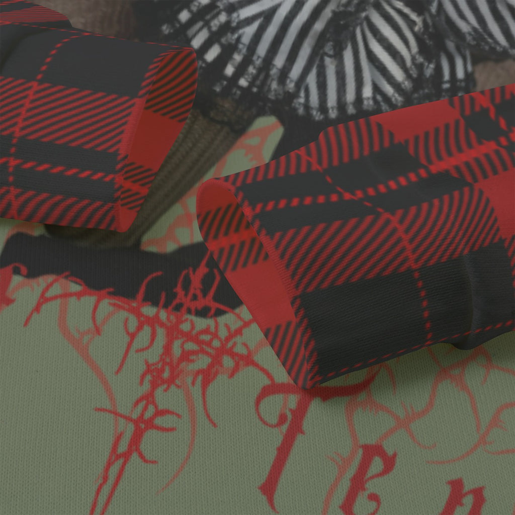 Alternativer Grunge-Pullover Sweet Terror | Red Tartan | 280 GSM