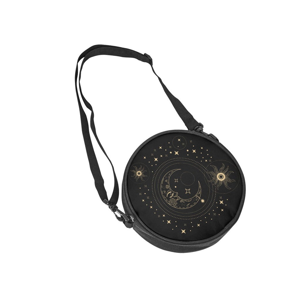 Gotische runde Handtasche Moon Spell