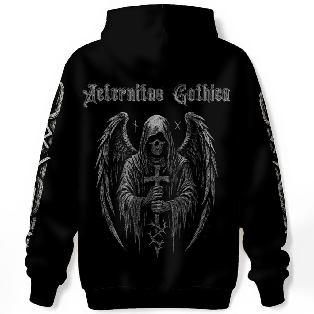 Gothic-Kapuzenpullover Gothic Eternity Dark Angel | Gothic Dark Hoodie