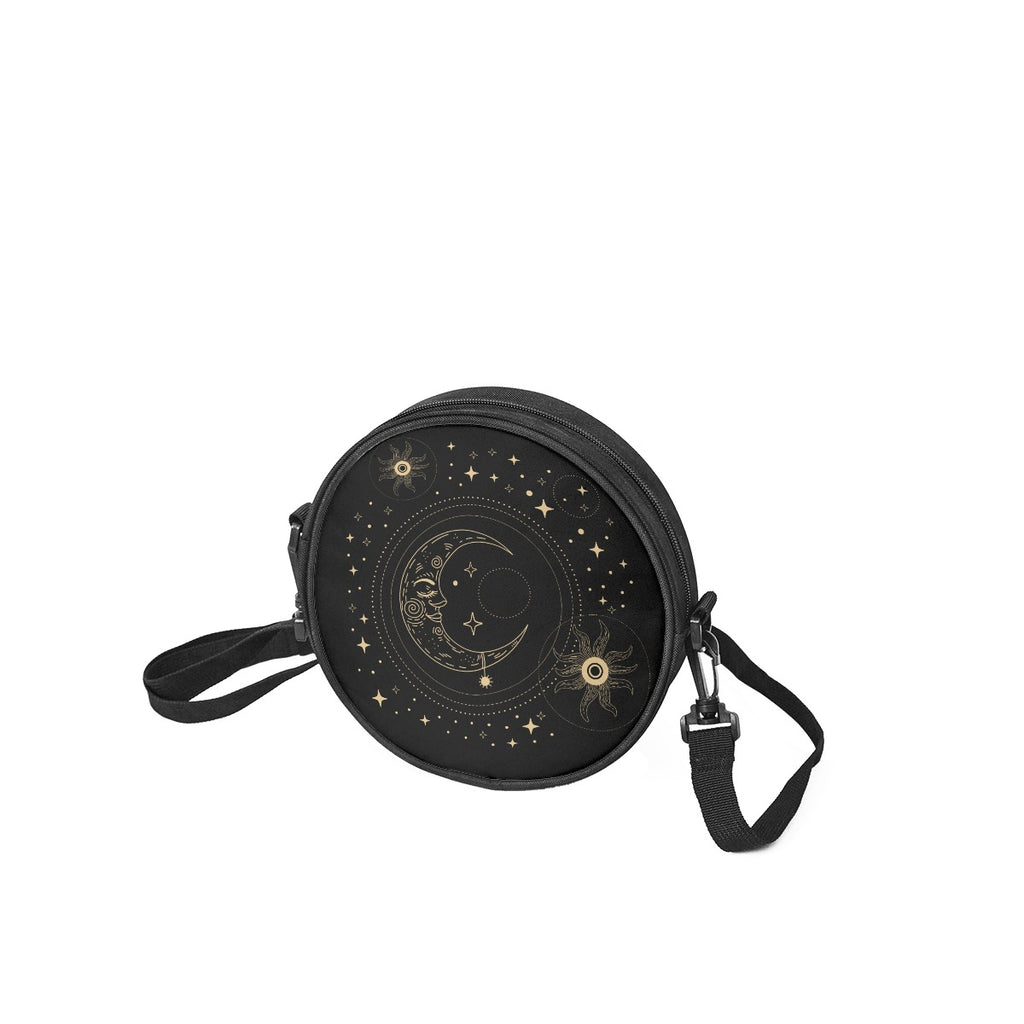 Gotische runde Handtasche Moon Spell