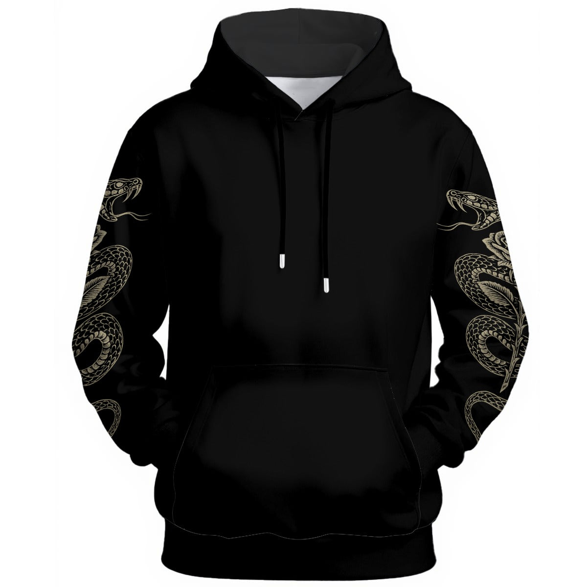 Gothic-Sweatshirt Goth Demon Snake & Rose