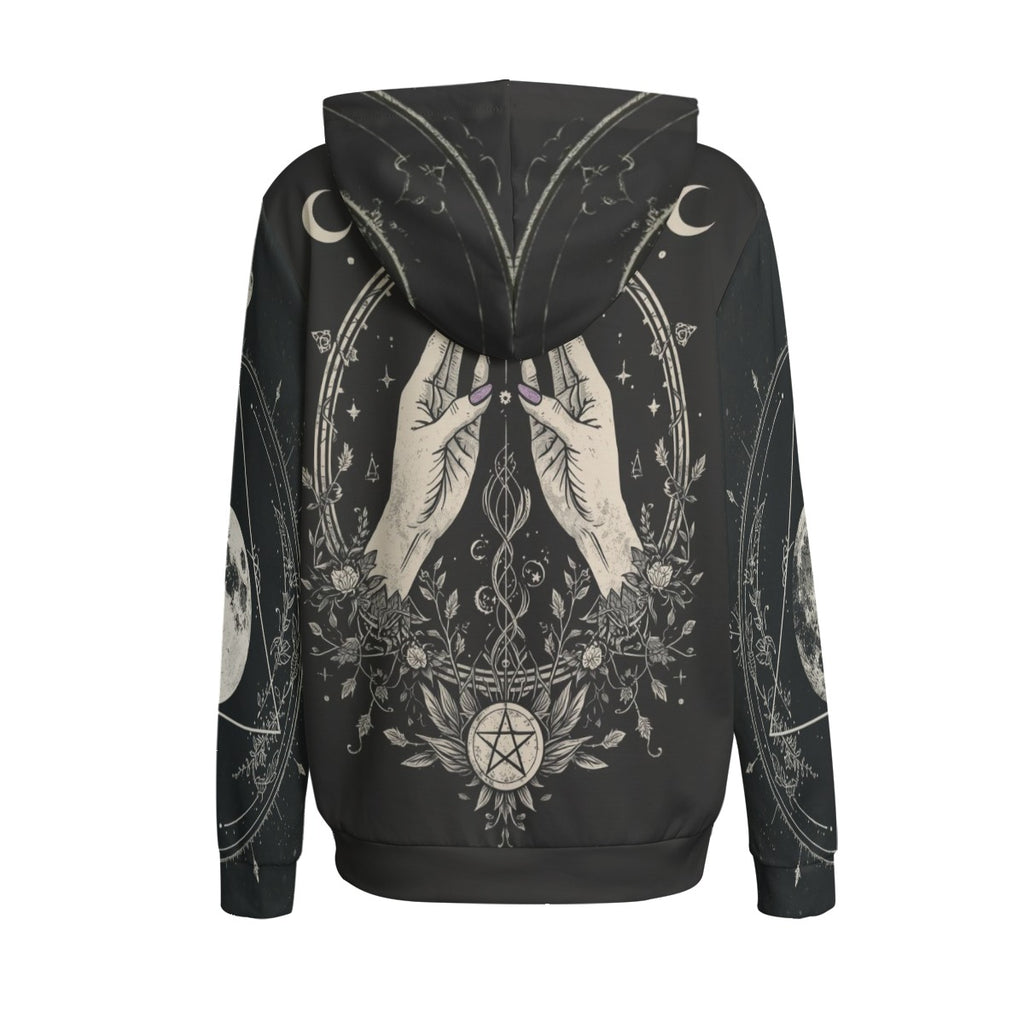 Wicca-Ritual-Hoodie Eternal – All-Over-Print | Dark Magic Witch Hoodie | Gothic-Ästhetik