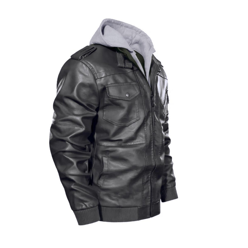 Death Metal Lederjacke Abyss Demon - Heavy Metal PU-Jacke