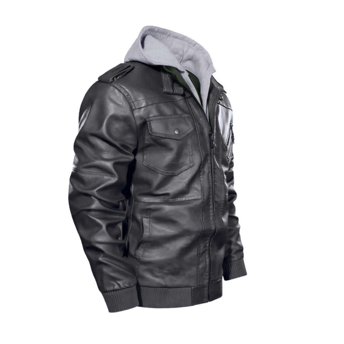 Death Metal Lederjacke Abyss Demon - Heavy Metal PU-Jacke