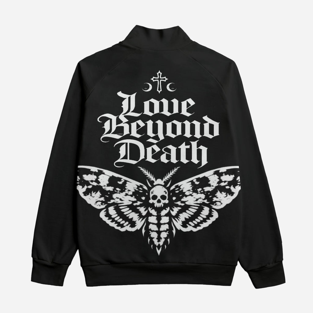 Gothic Bomberjacke Streetwear 310 GSM | Black Cathedral I | 100% Baumwolle