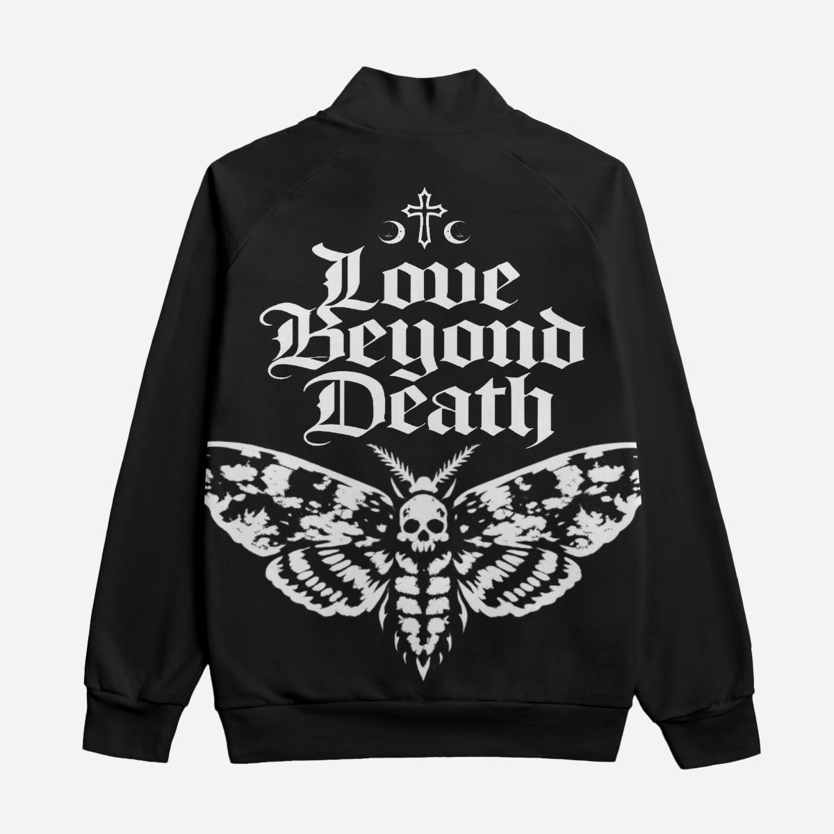 Gothic Bomberjacke Streetwear 310 GSM | Black Cathedral I | 100% Baumwolle