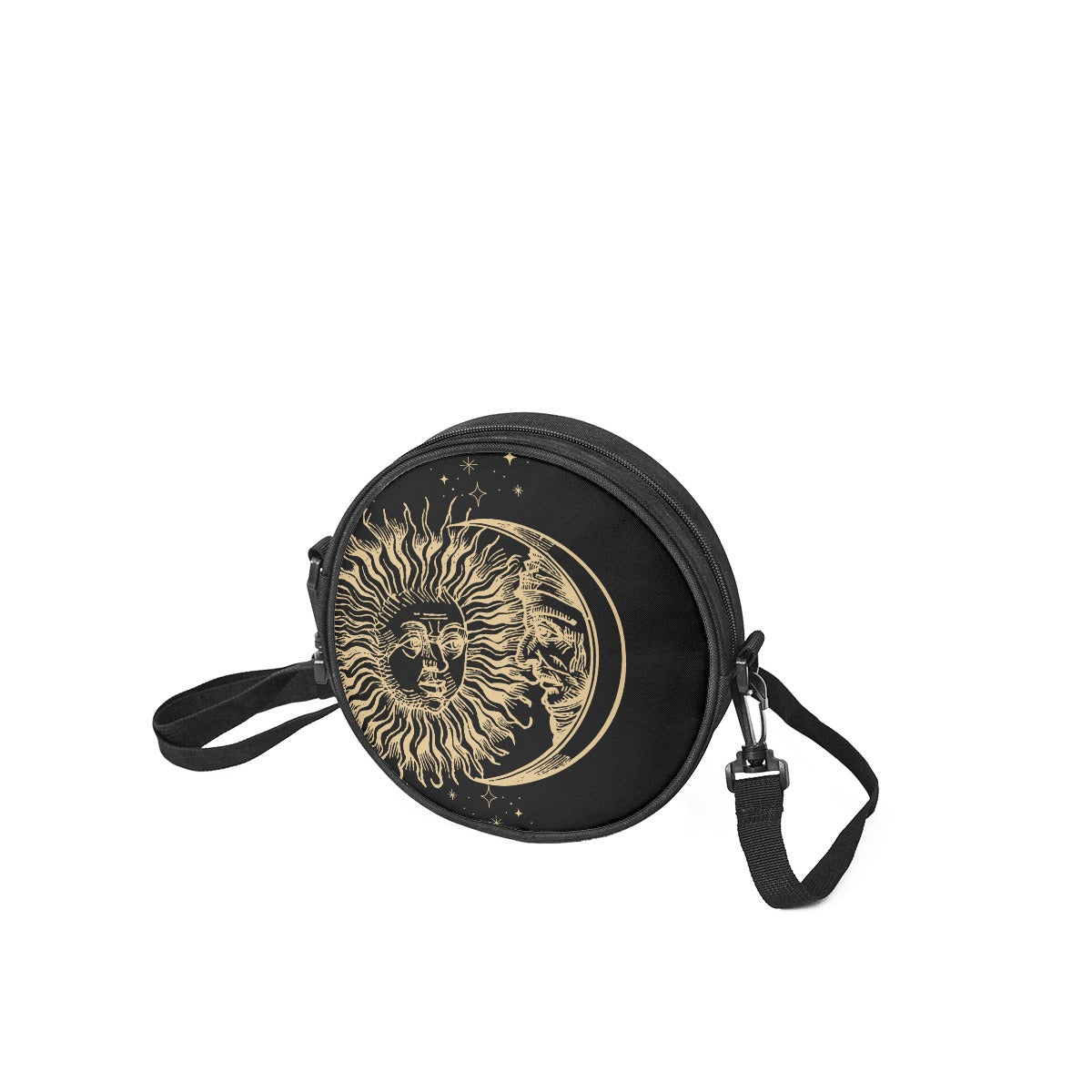 Runde gotische esoterische Handtasche Astral Duality