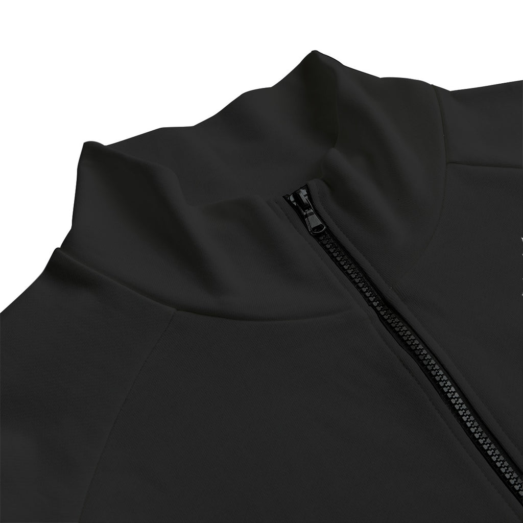Gothic Bomberjacke Streetwear 310 GSM | Black Cathedral I | 100% Baumwolle
