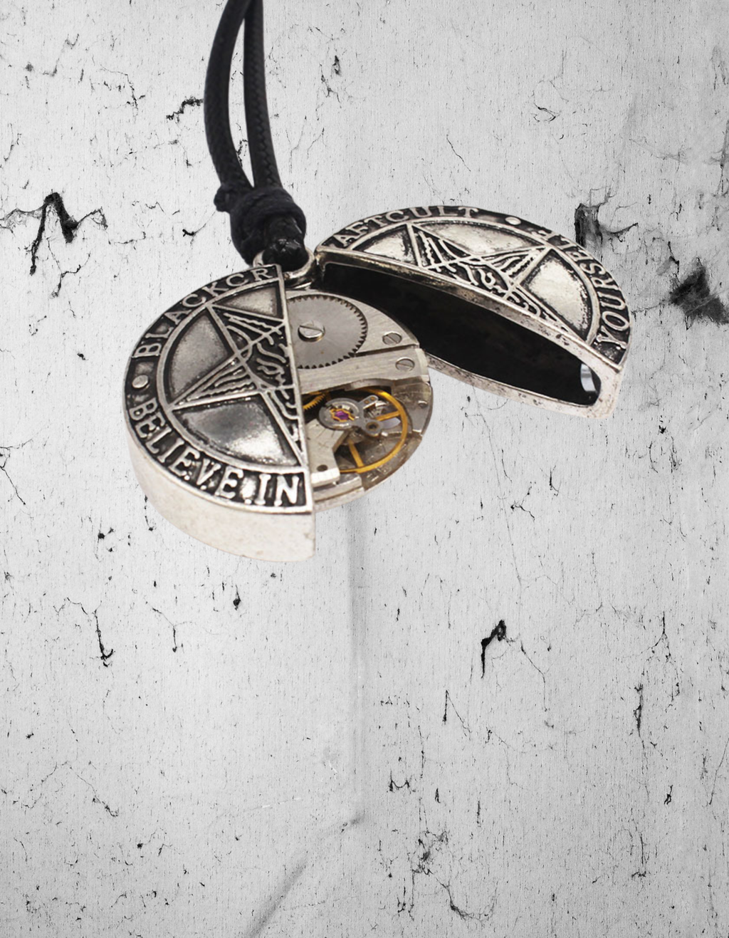 Gotische Steampunk-Halskette Victorian Way Star