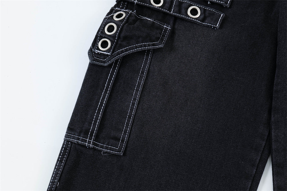 Gotische Vikingcore Berserker Cargo-Hose