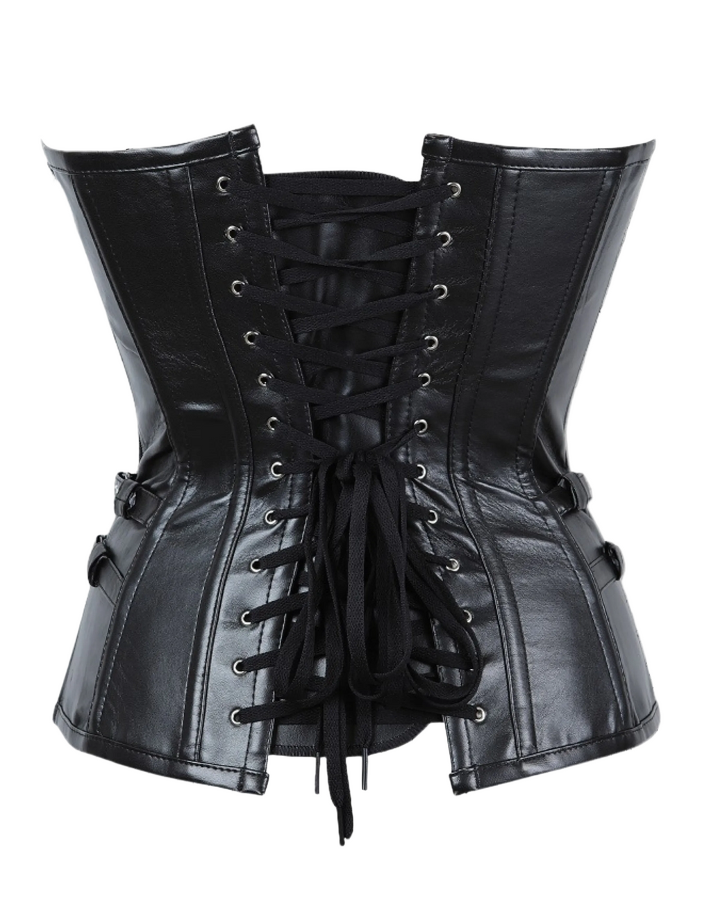 Gotisches Lederkorsett mit Ketten | Gothic Leather Corset Harness | Dark Ritual Corset