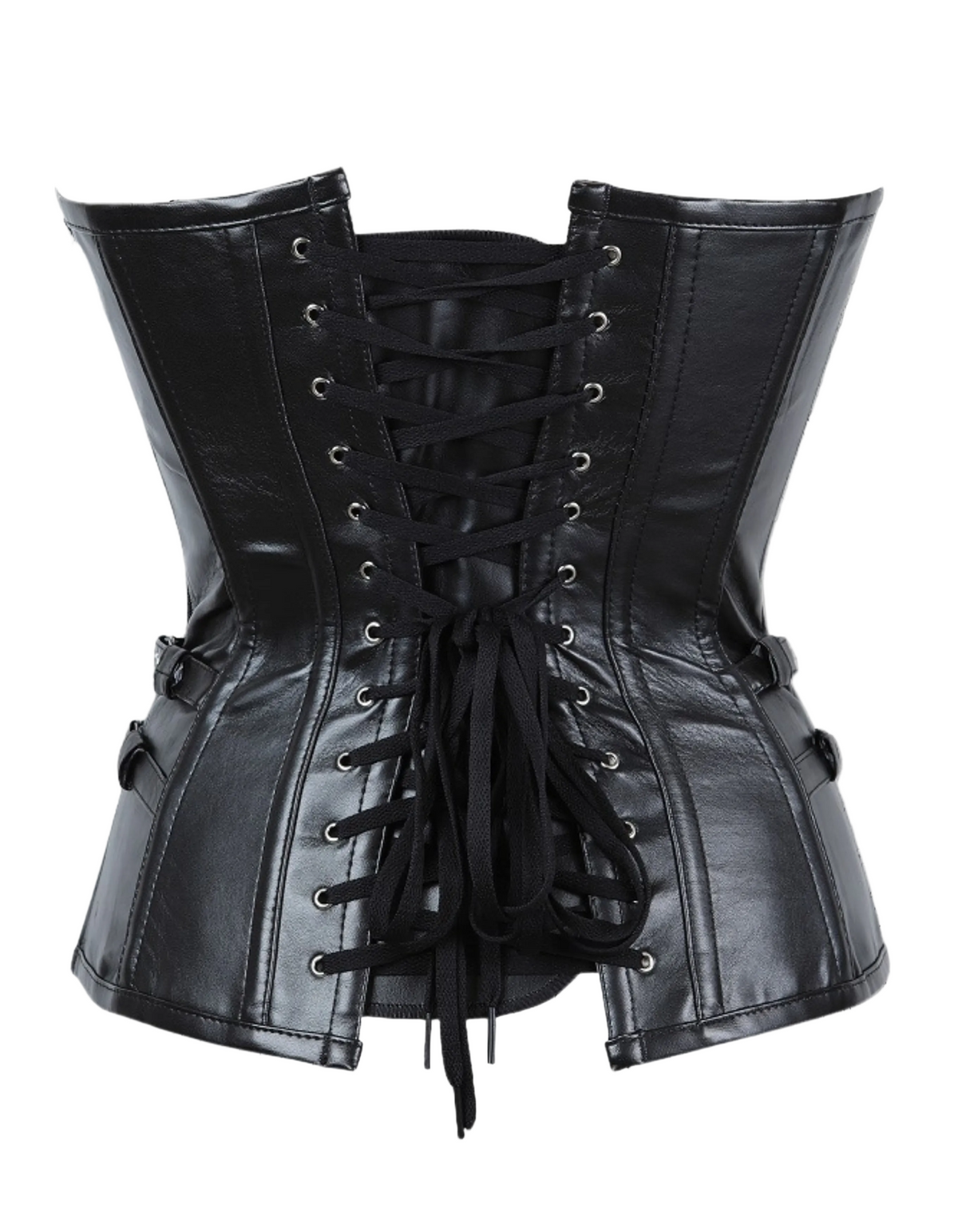 Gotisches Lederkorsett mit Ketten | Gothic Leather Corset Harness | Dark Ritual Corset