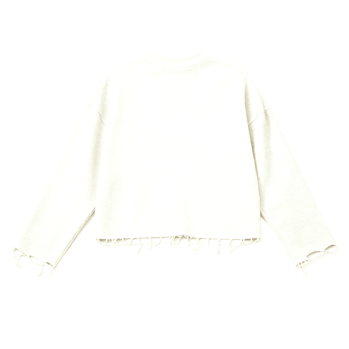 Grunge-Sweatshirt Weiß ANTISOCIAL