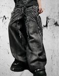Gotische Baggy-Jeans