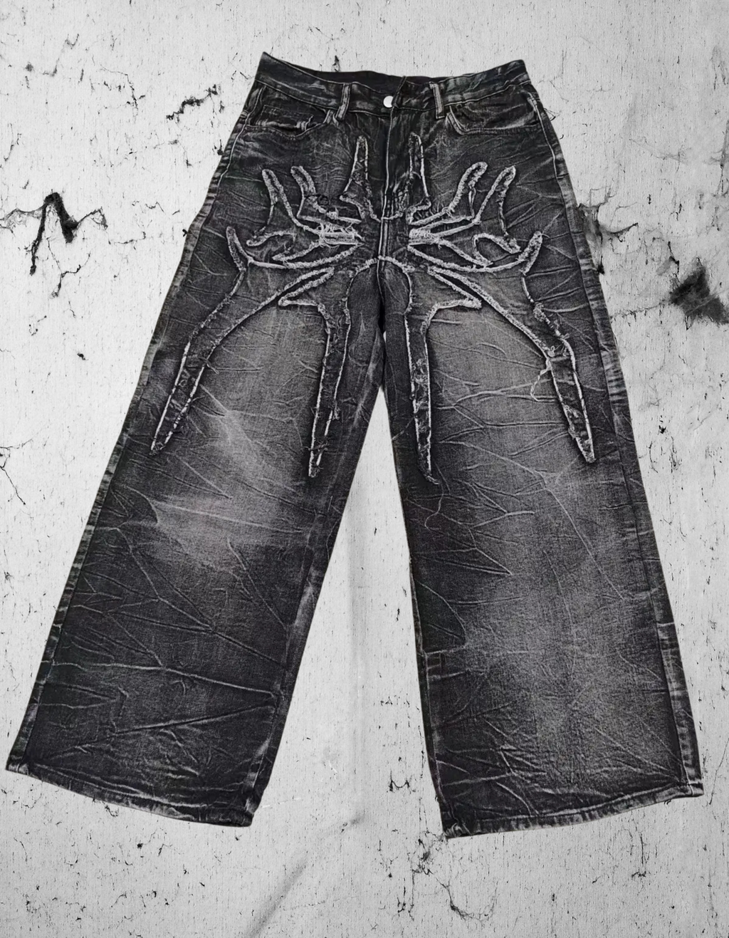 Gotische Baggy-Jeans