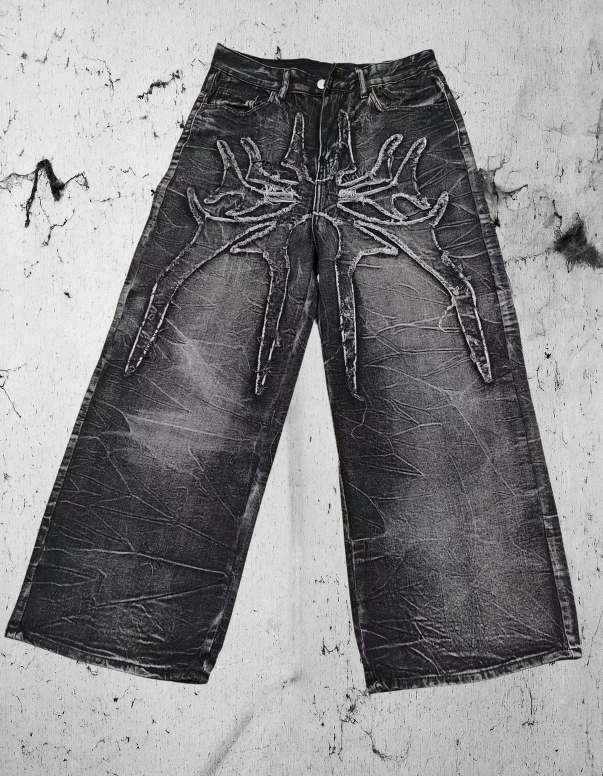 Gotische Baggy-Jeans