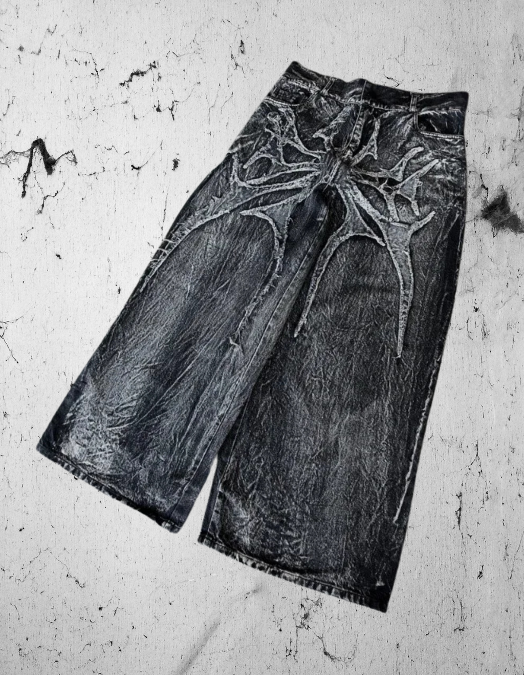 Gotische Baggy-Jeans