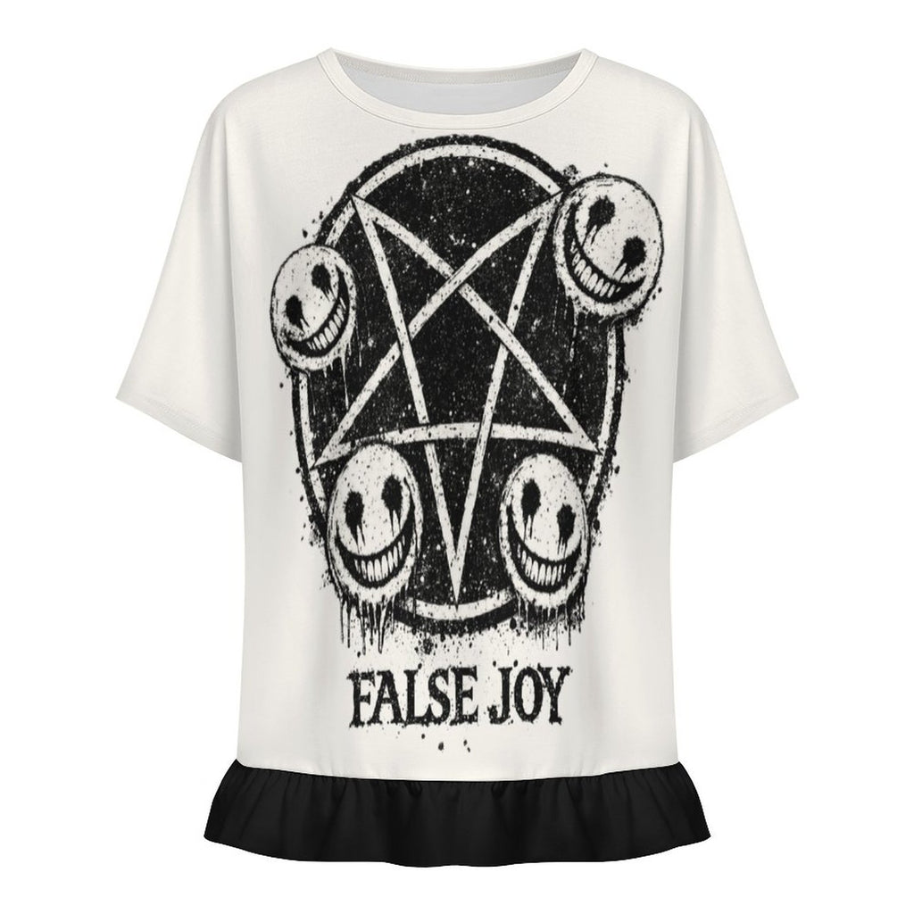 Gotisches Damen-Shirt HarajukuGothic Streetwear | False Joy