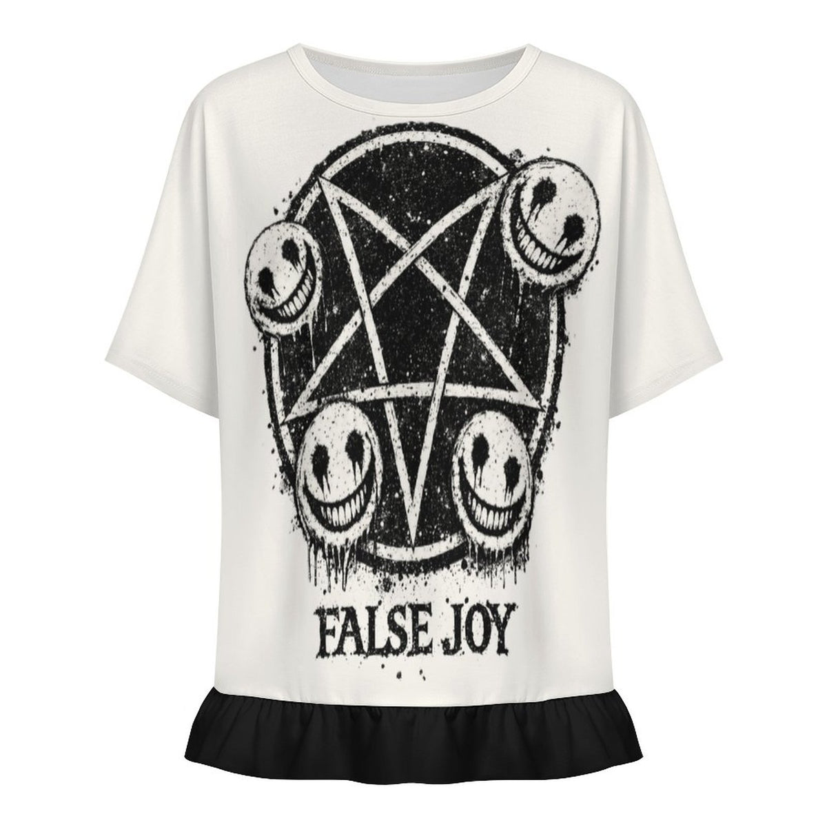 Gotisches Damen-Shirt HarajukuGothic Streetwear | False Joy