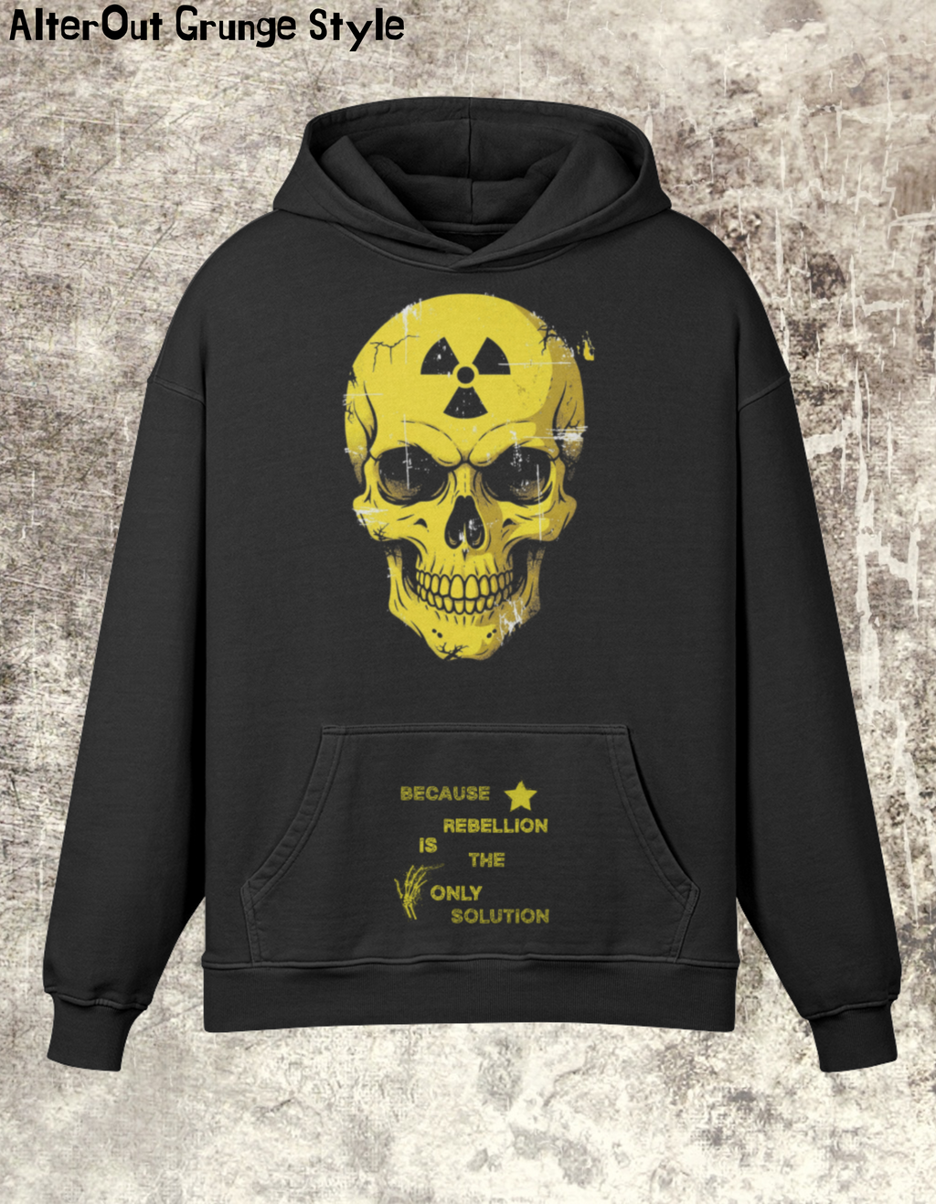 Kapuzenpullover Grunge RADIATION SKULL