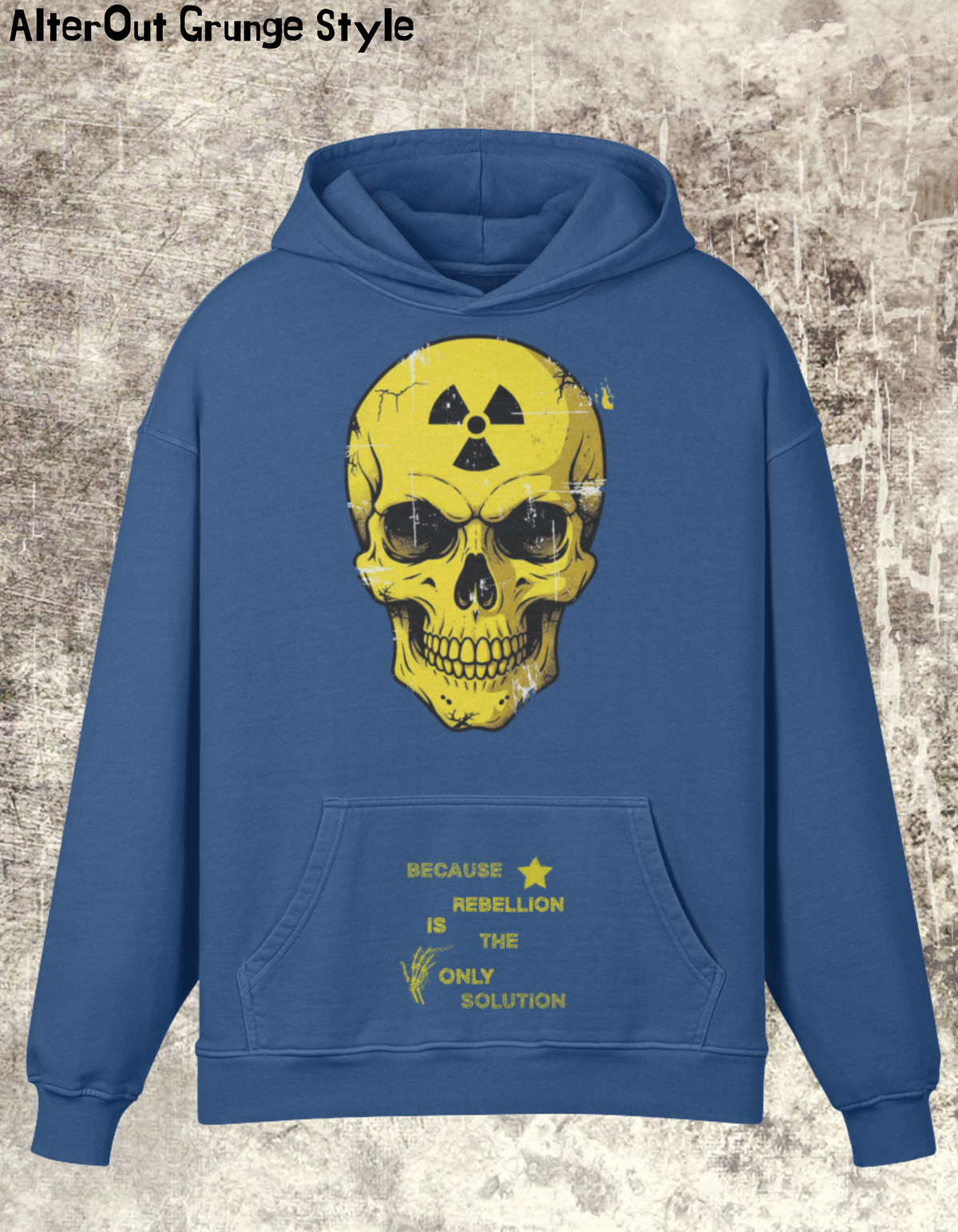 Kapuzenpullover Grunge RADIATION SKULL