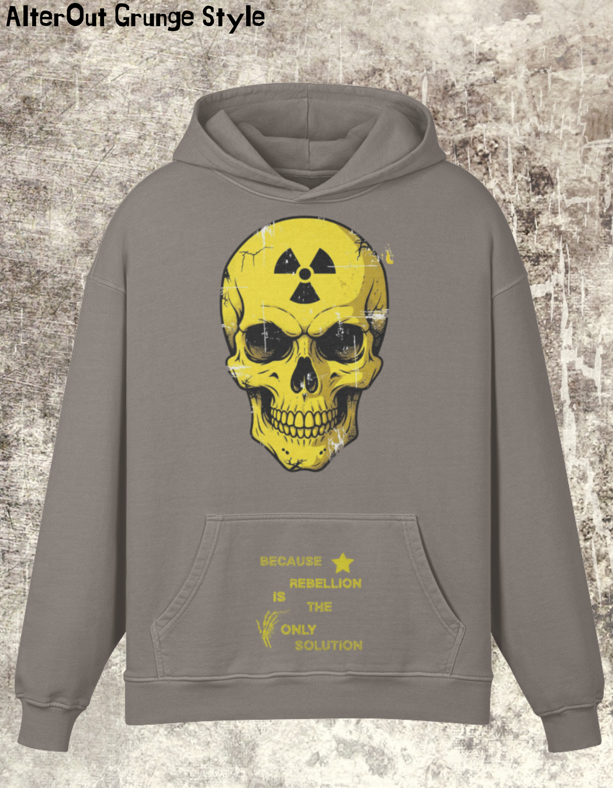 Kapuzenpullover Grunge RADIATION SKULL