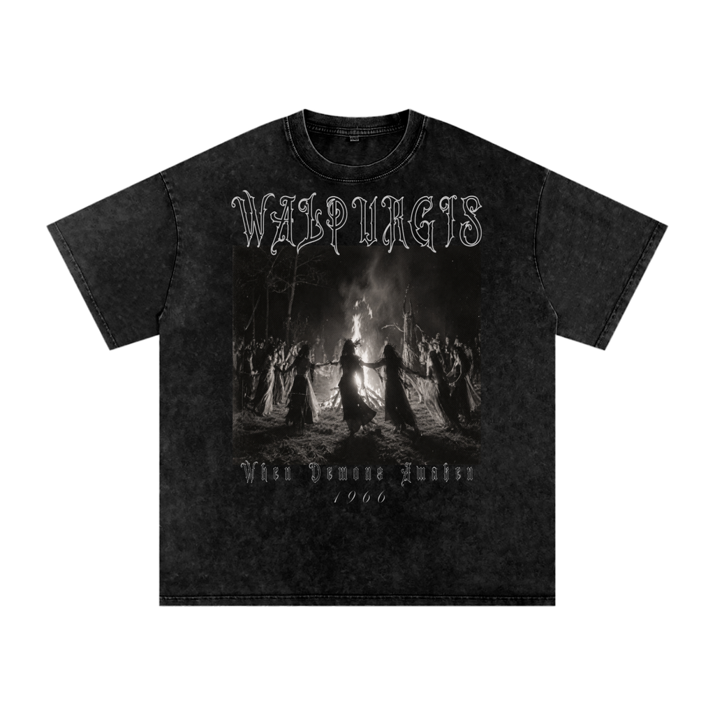Gotisches Vintage-T-Shirt Walpurgisnacht | WALPURGIS 1966 – 250 GSM