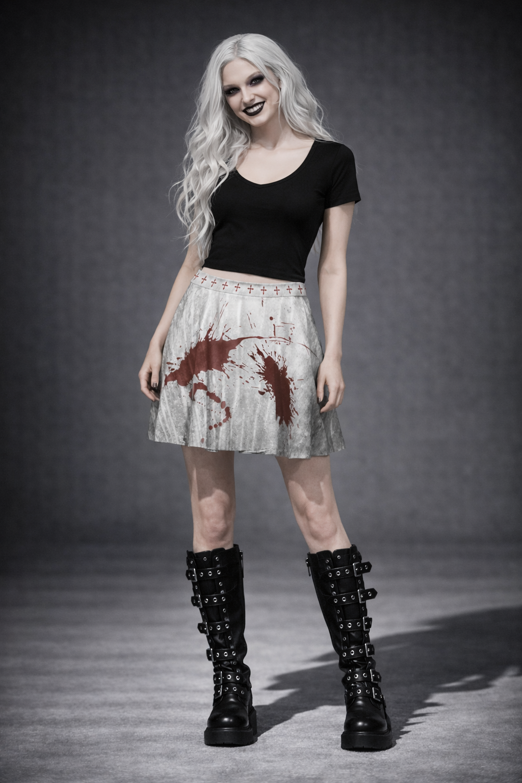 Alt-Gothic Minirock Bloodly Alice | Altgoth Lolita