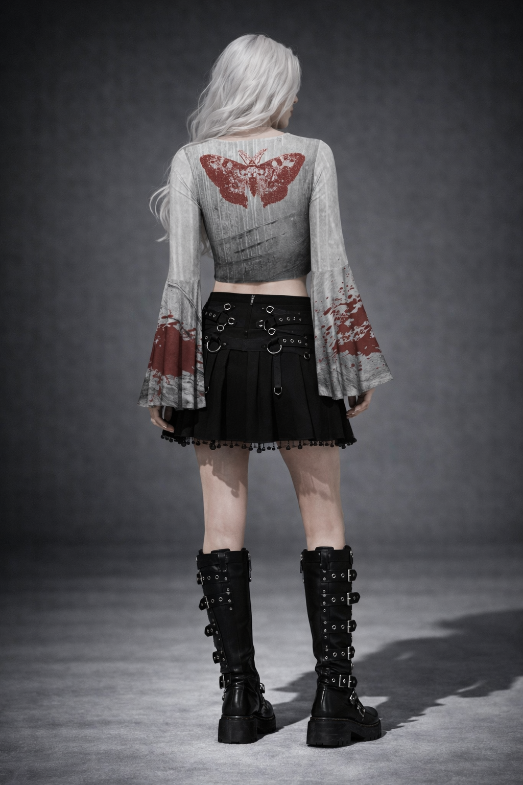 Altgothisches „Bloody Alice“-Motiv-Top | Altgoth Lolita