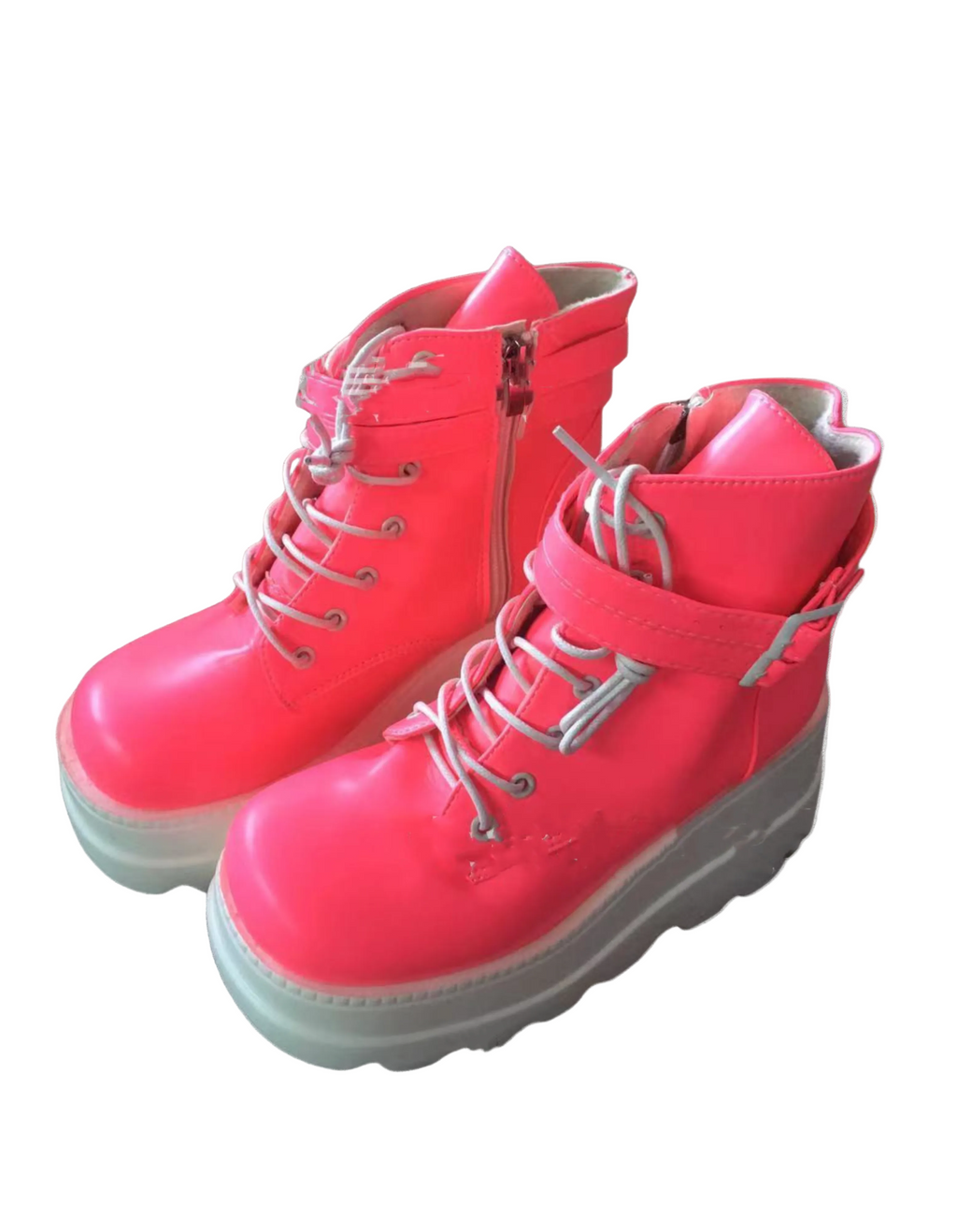 Pink-Rebel-Punkstiefel